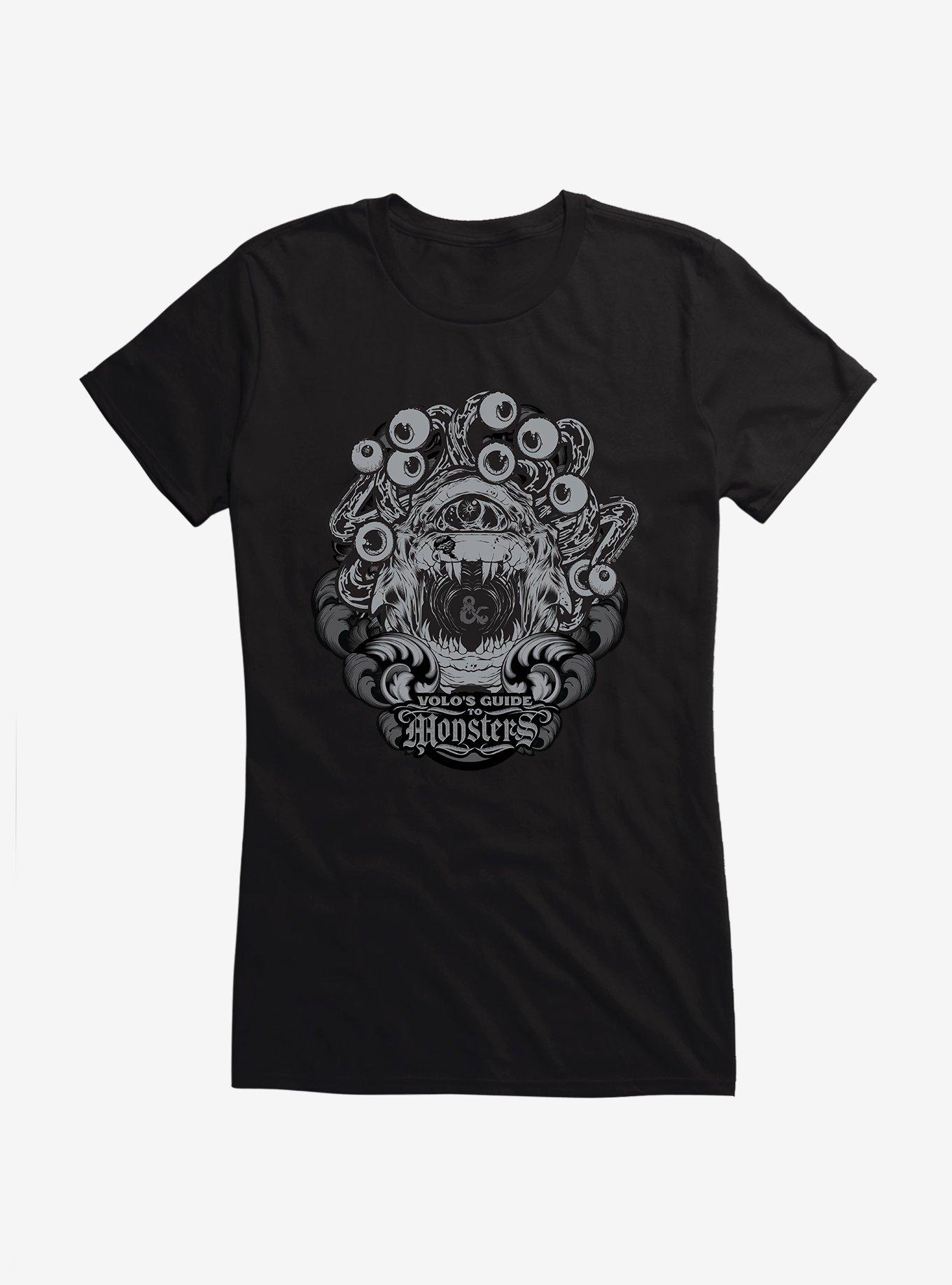 Dungeons & Dragons Beholder Volo's Guide Girls T-Shirt, BLACK, hi-res