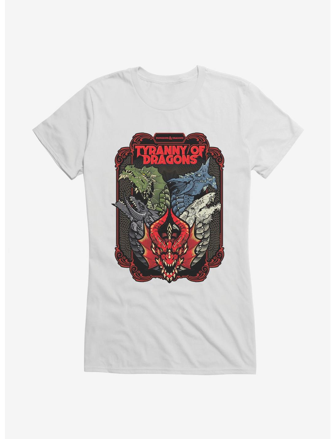 Dungeons & Dragons Tyranny Of Dragons Girls T-Shirt, WHITE, hi-res