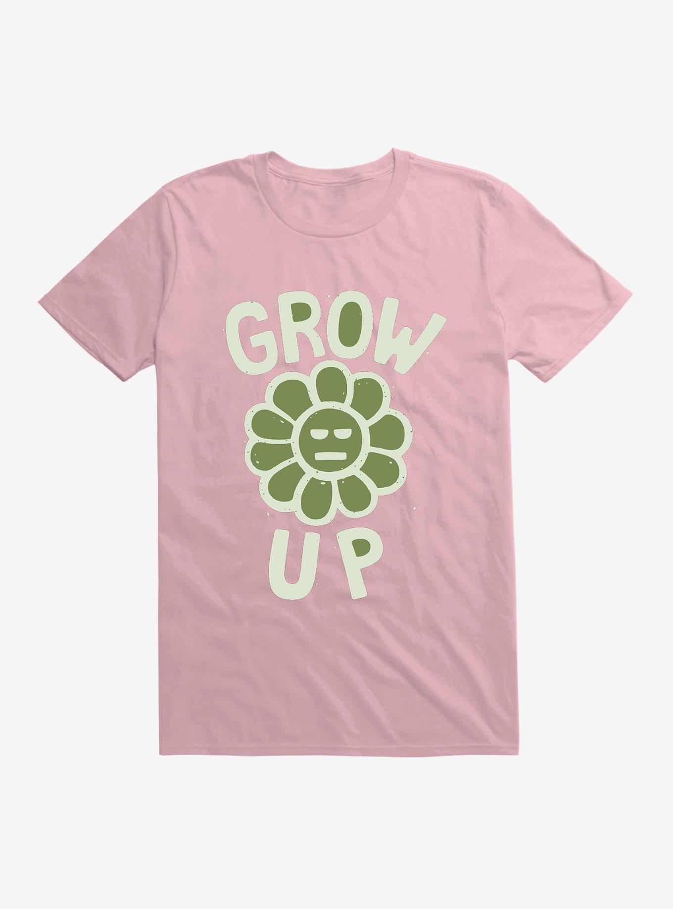 Grow The F Up T-Shirt, LIGHT PINK, hi-res