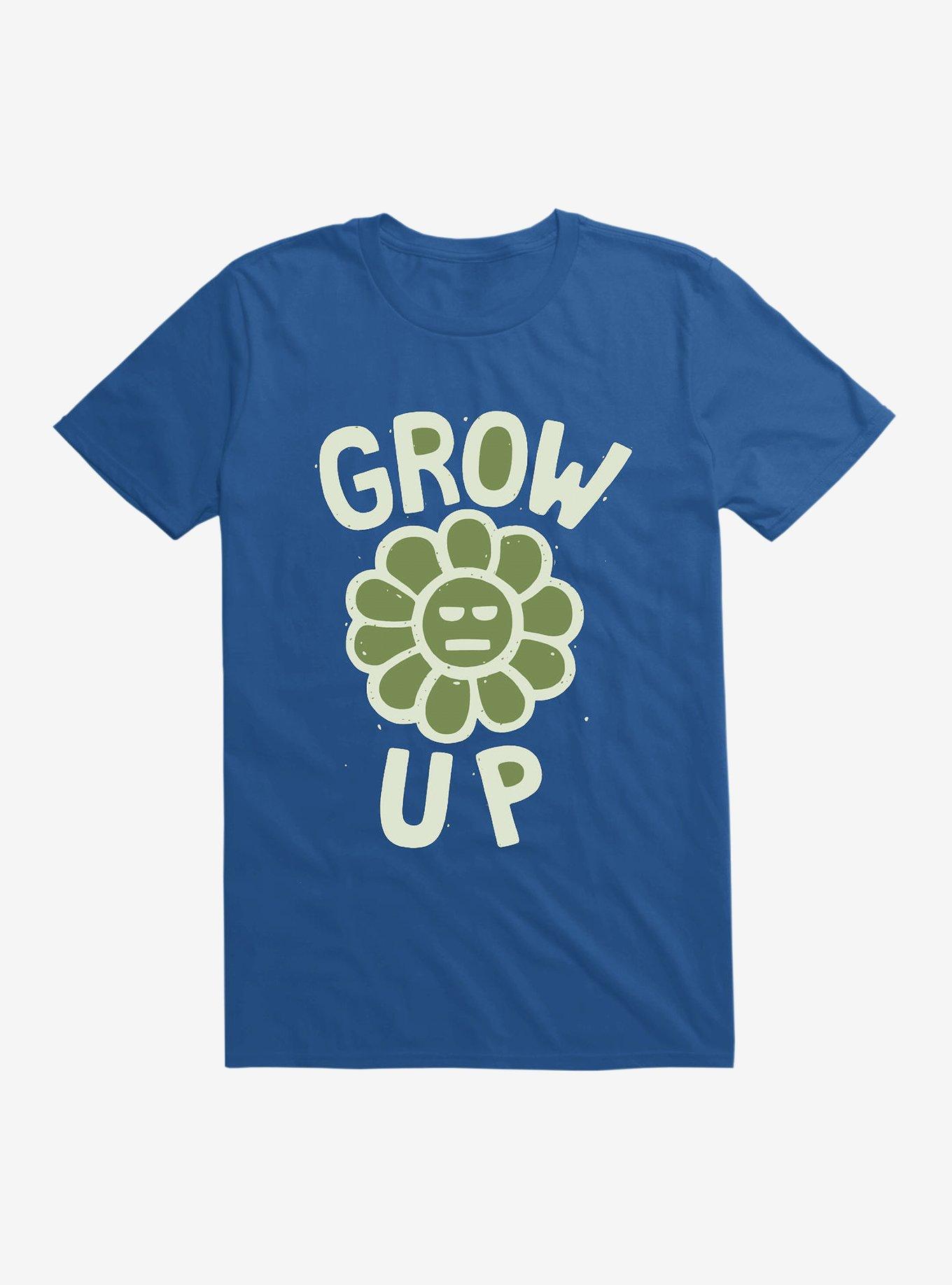Grow The F Up T-Shirt, ROYAL, hi-res