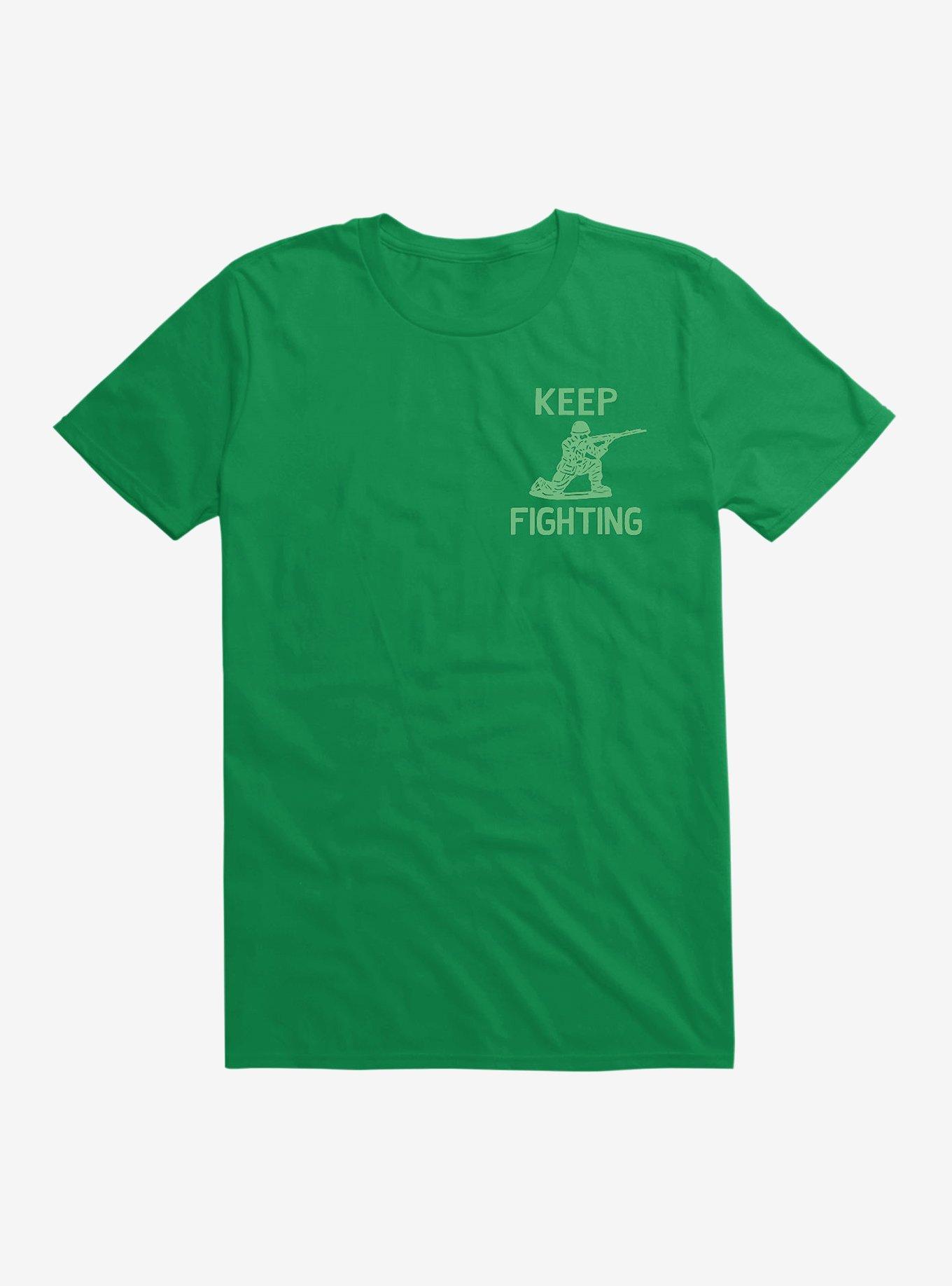 Keep Fighting T-Shirt, KELLY GREEN, hi-res