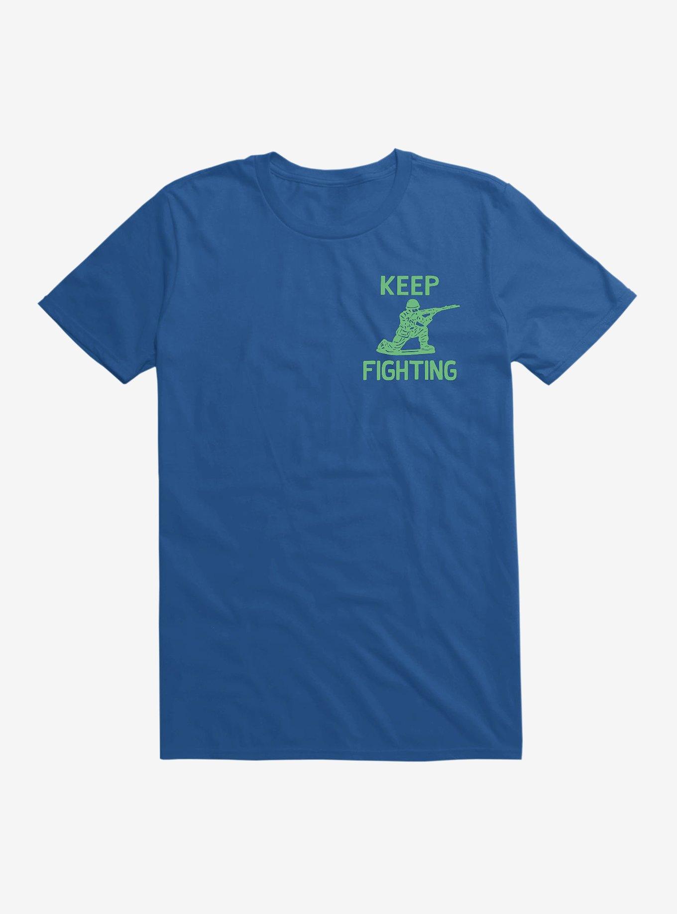 Keep Fighting T-Shirt, ROYAL, hi-res