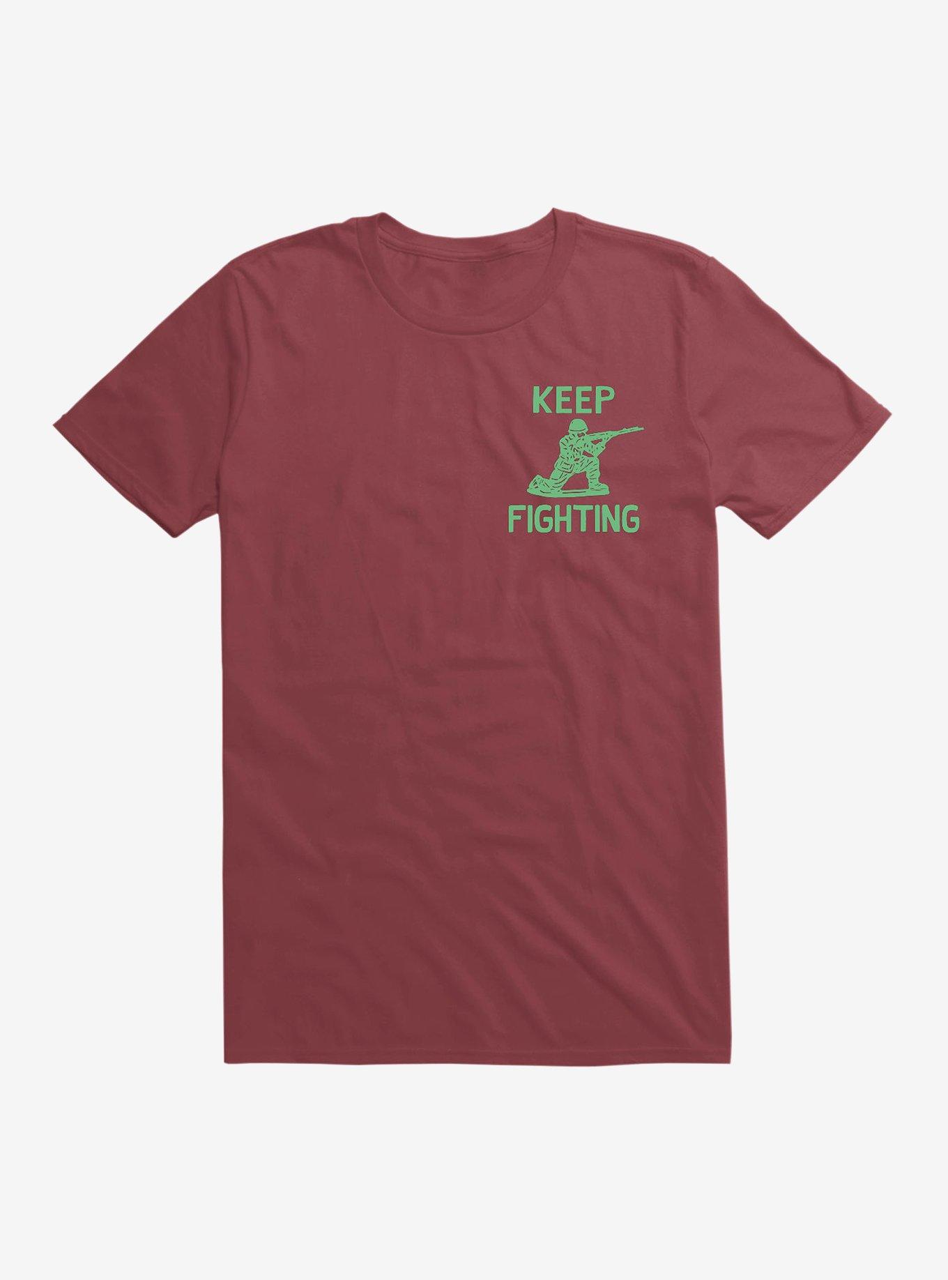 Keep Fighting T-Shirt, SCARLET, hi-res