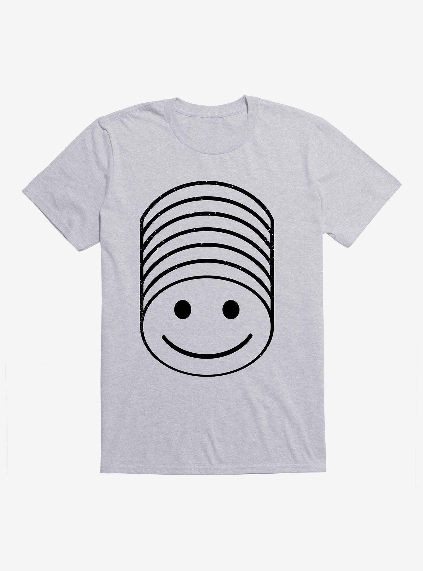 Smiiiiiiile T-Shirt, HEATHER GREY, hi-res