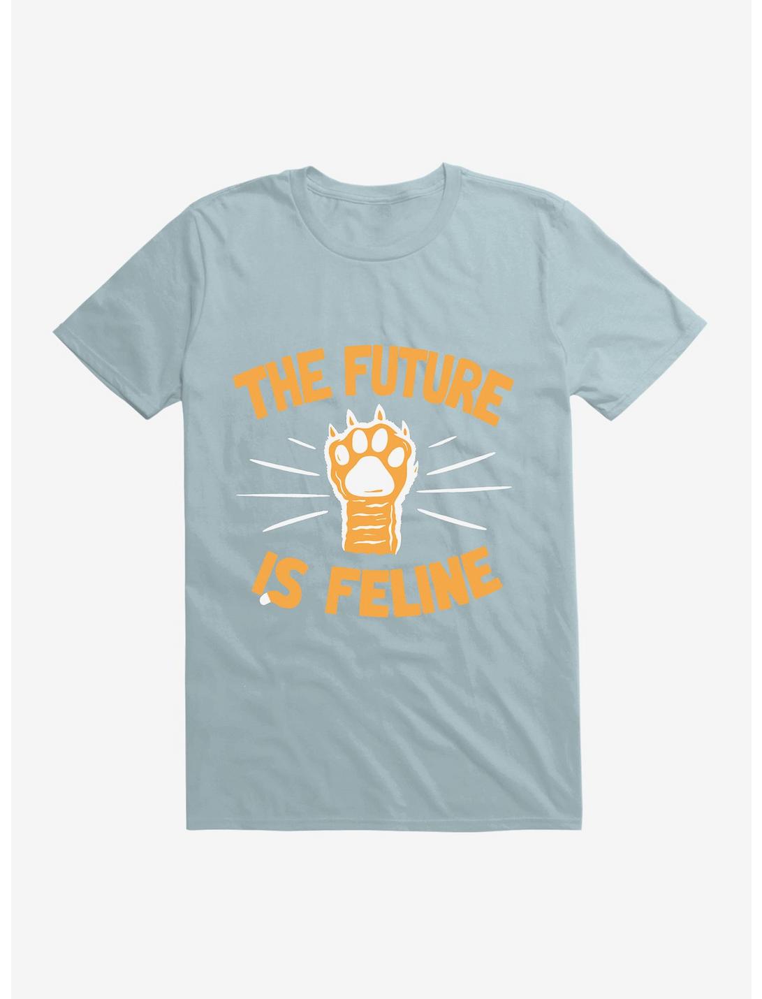 The Time Is Meow T-Shirt, LIGHT BLUE, hi-res