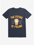 The Time Is Meow T-Shirt, NAVY, hi-res