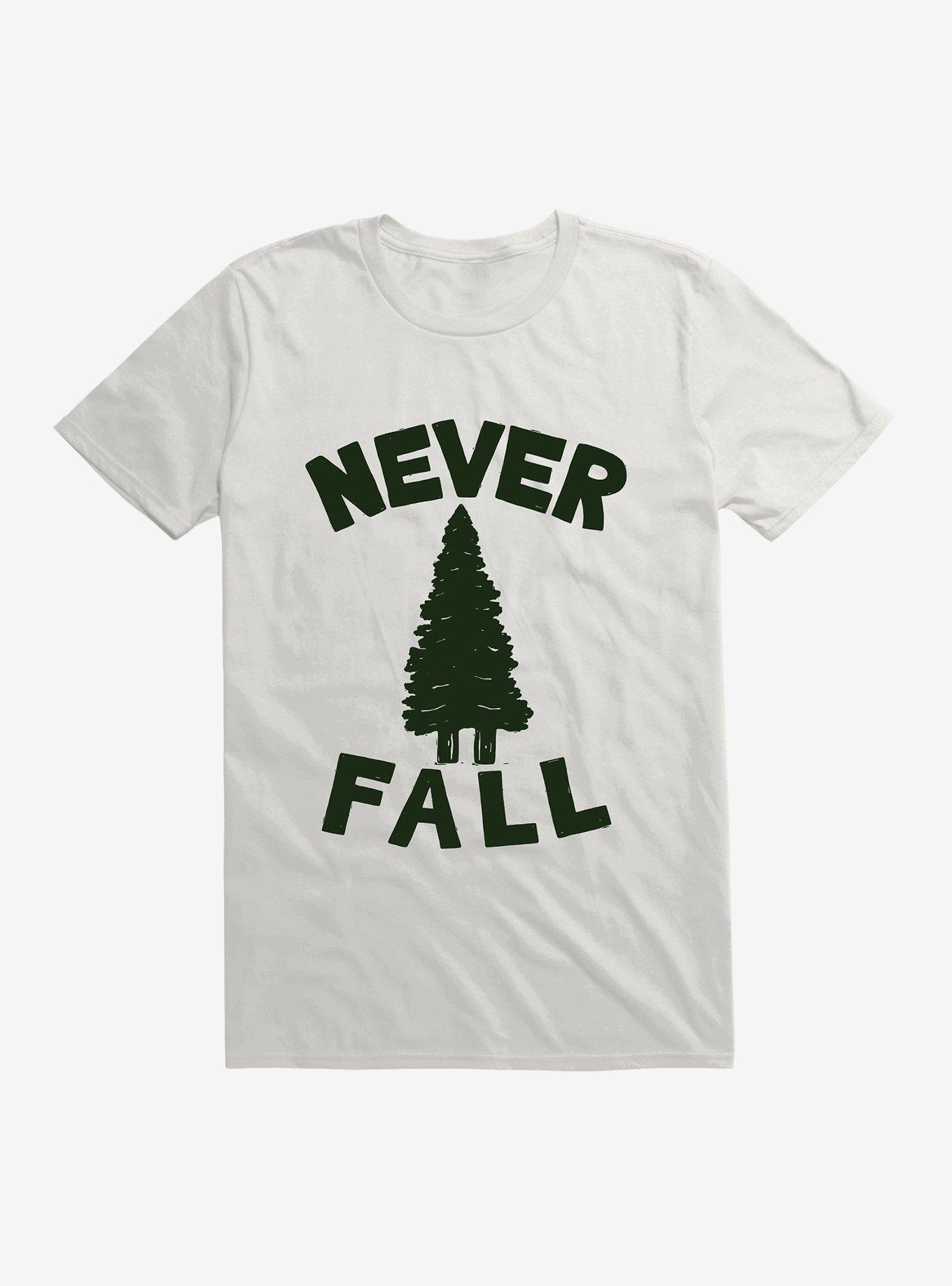 Never Fall T-Shirt, WHITE, hi-res