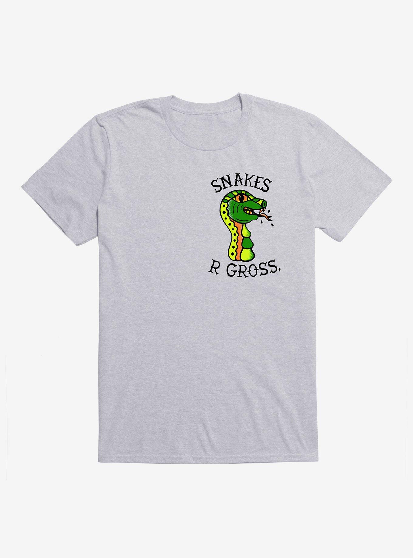 Snakes T-Shirt, HEATHER GREY, hi-res