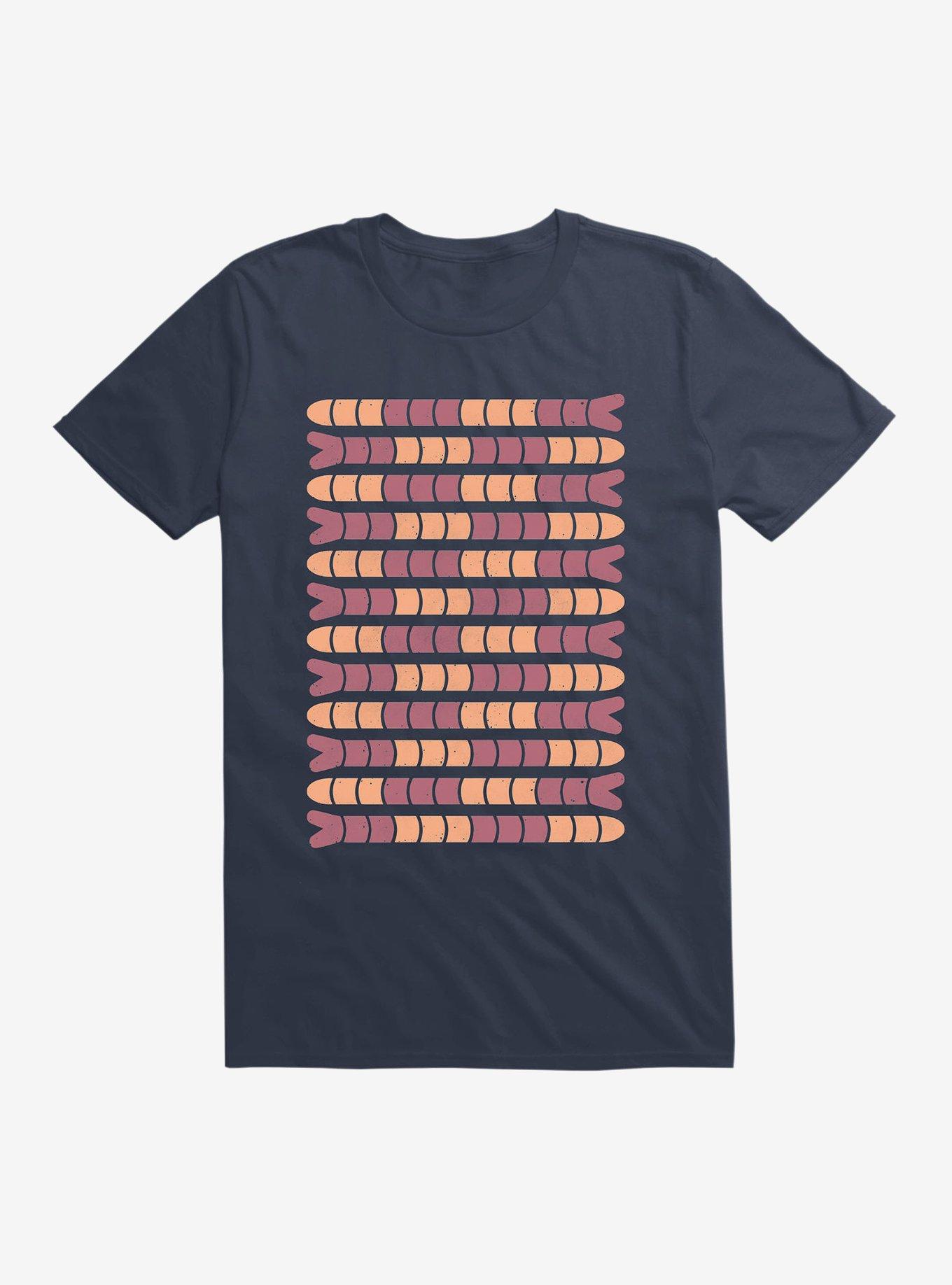 Sqworm T-Shirt, NAVY, hi-res