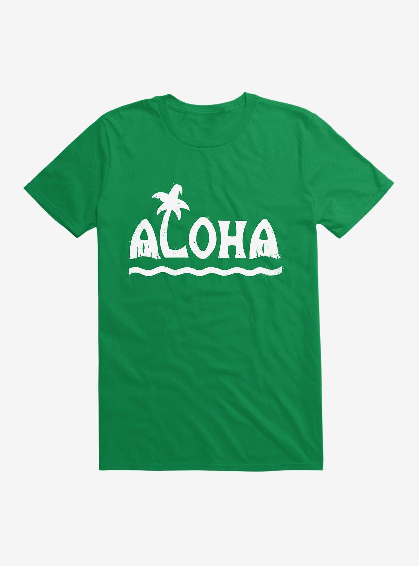 Aloha! T-Shirt, KELLY GREEN, hi-res