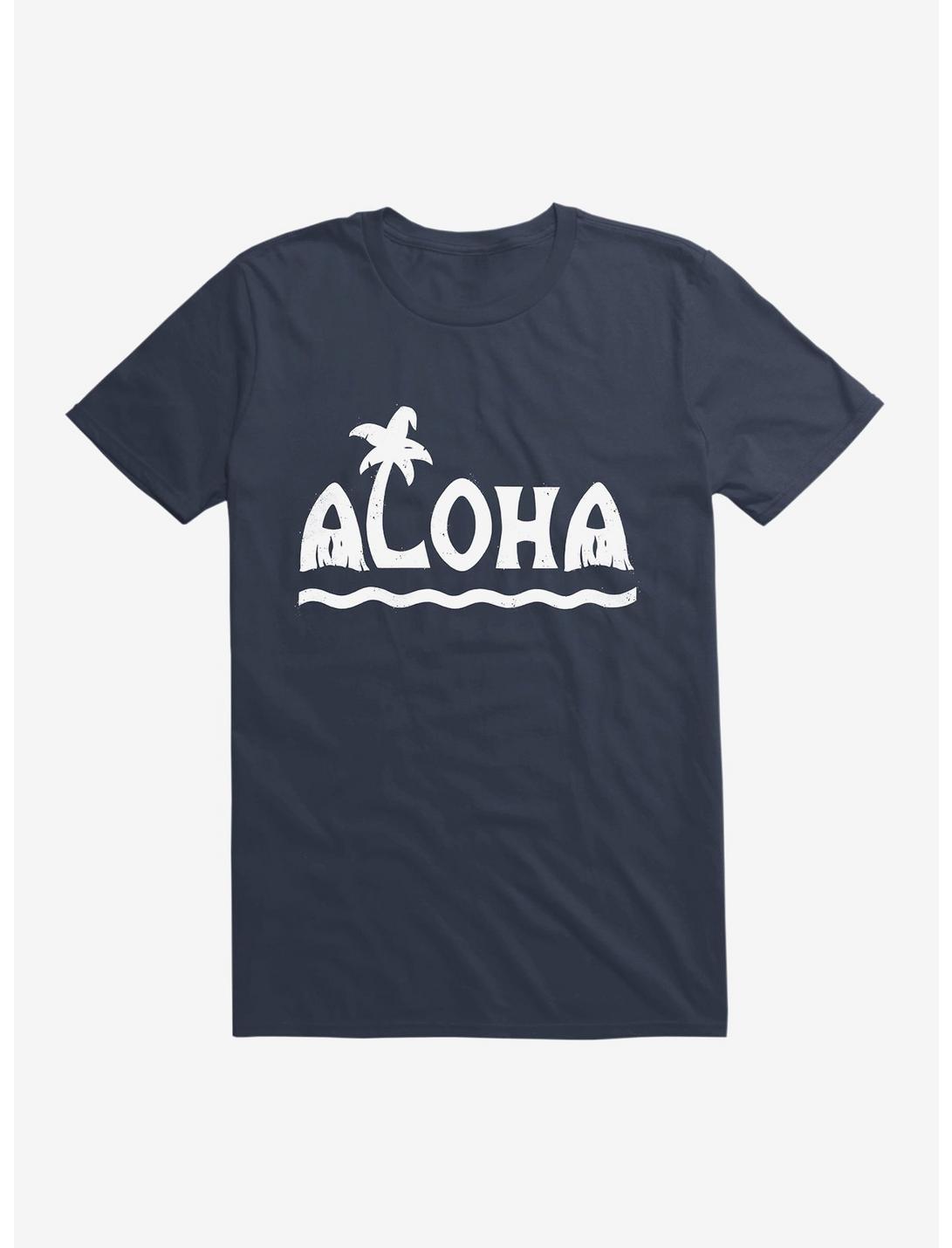 Aloha! T-Shirt, NAVY, hi-res