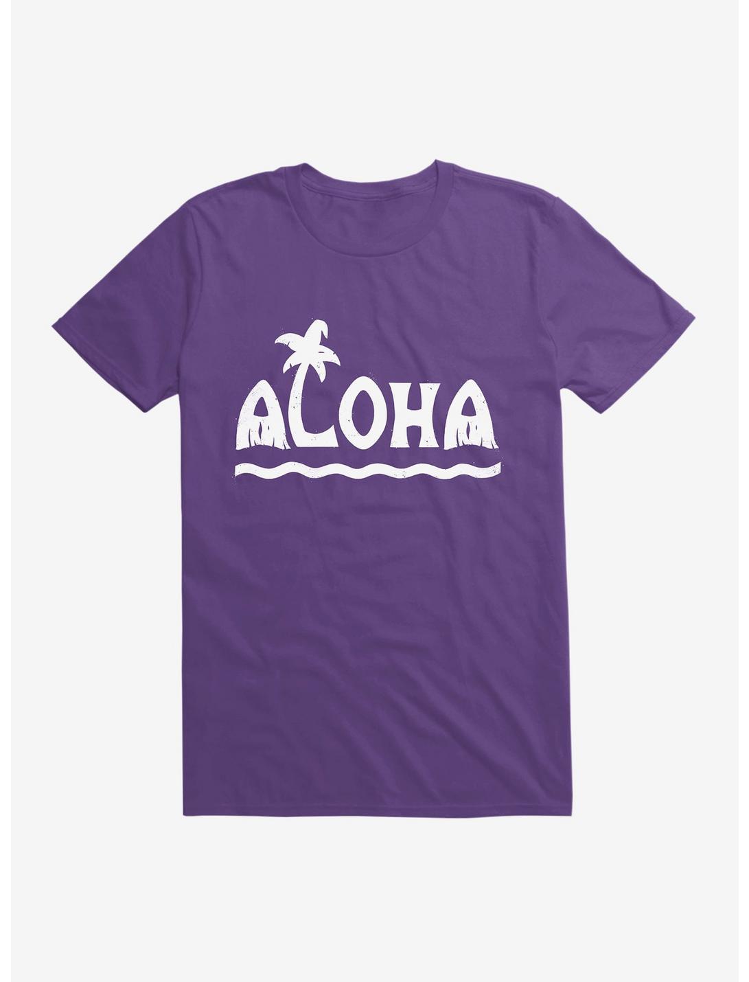 Aloha! T-Shirt, PURPLE, hi-res