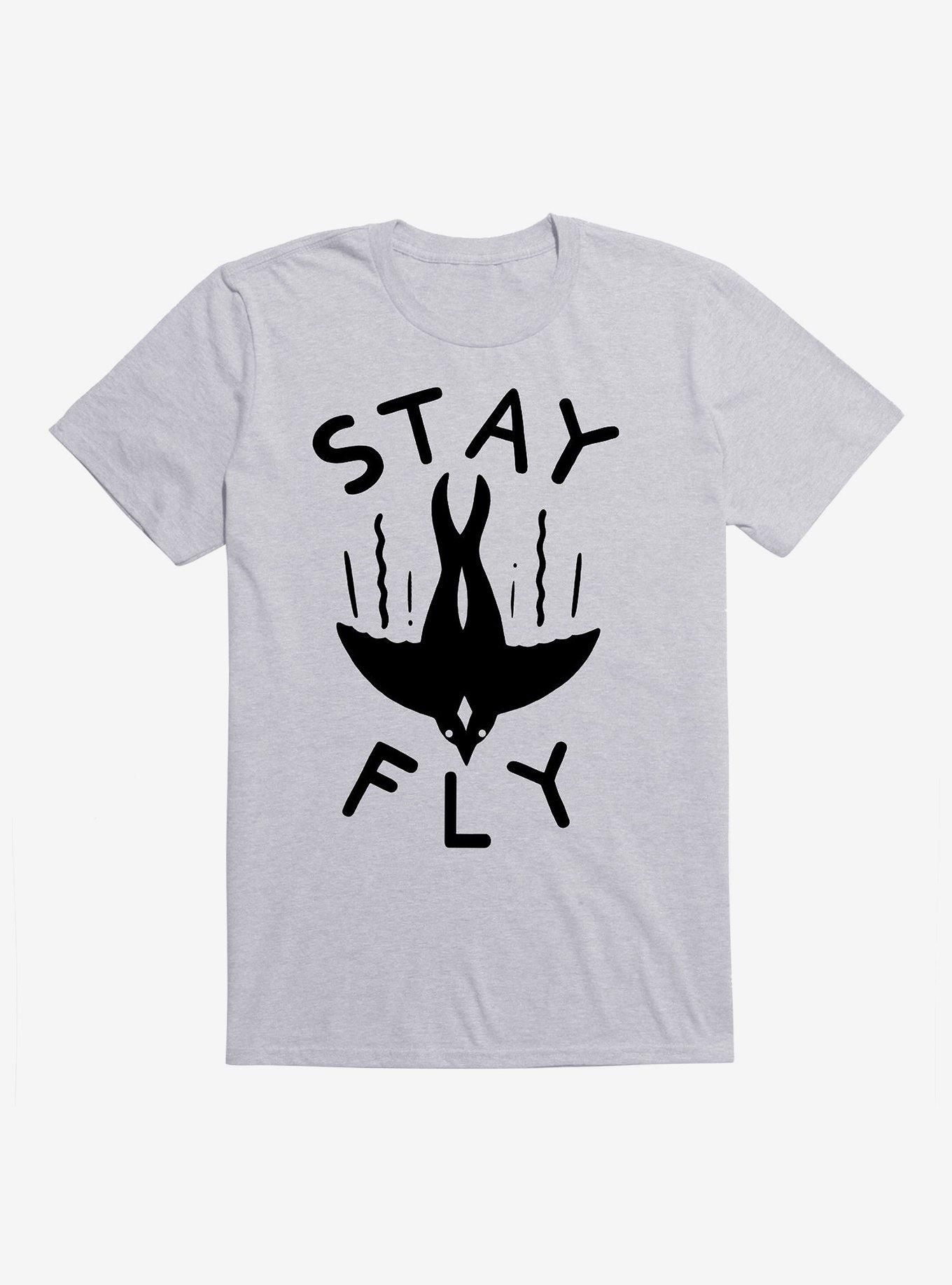 Stay Fly T-Shirt, HEATHER GREY, hi-res