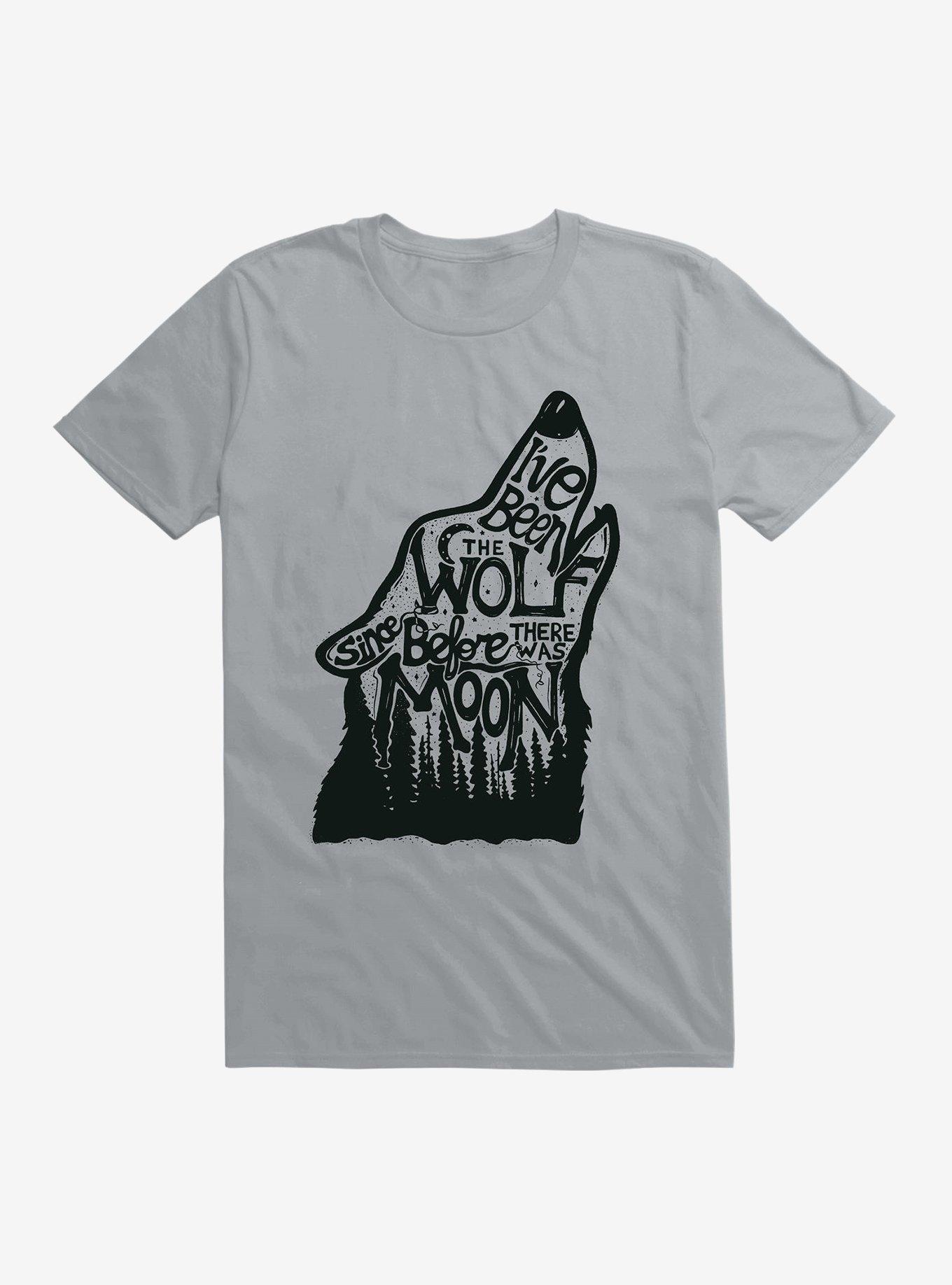 The Wolf T-Shirt, SILVER, hi-res