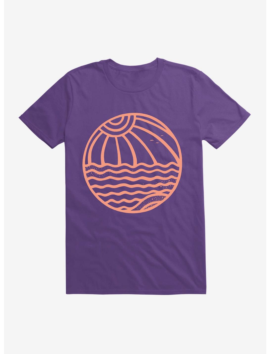Beach Ball T-Shirt, PURPLE, hi-res