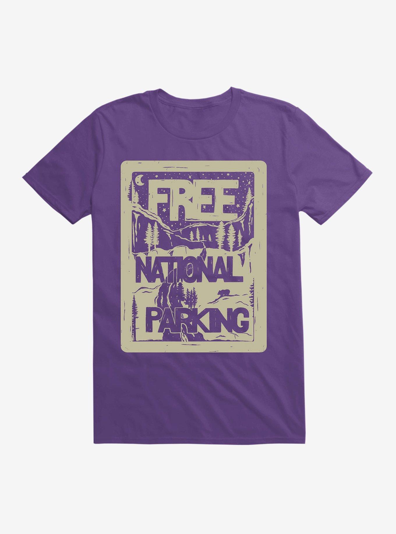 Free Parking T-Shirt, PURPLE, hi-res