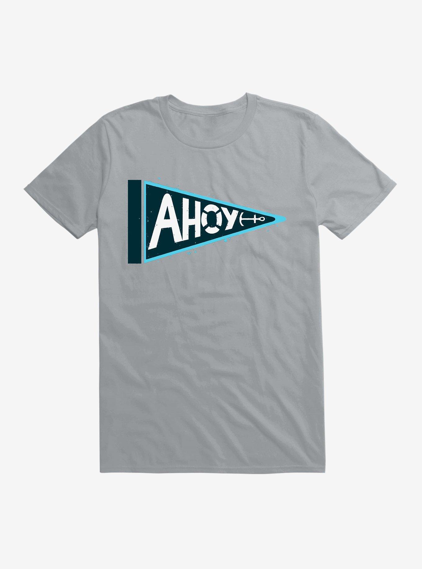 The Captain's Pennant T-Shirt, SILVER, hi-res