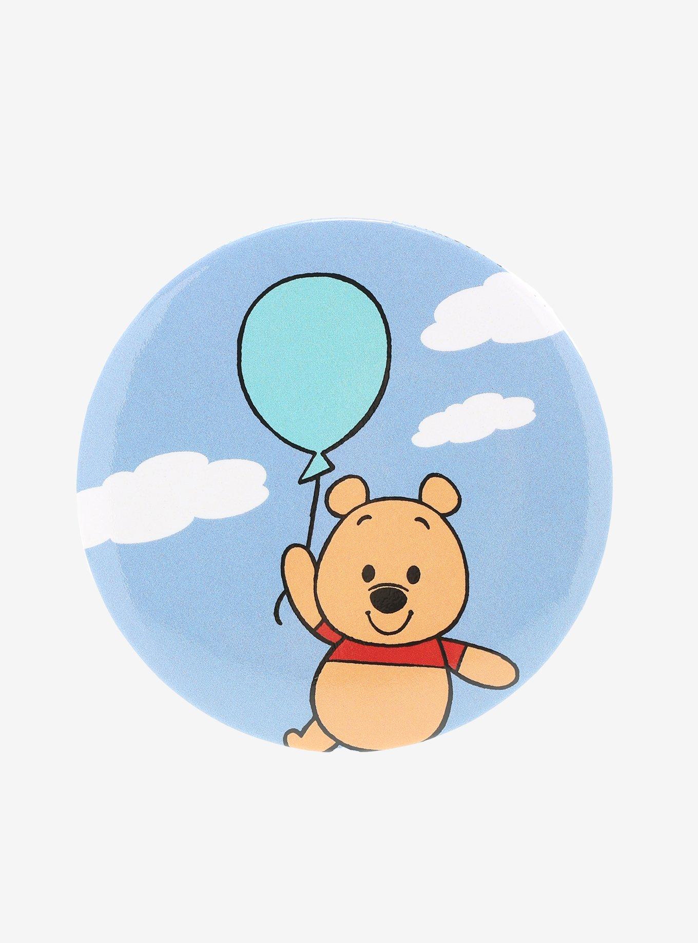 Disney Winnie The Pooh Balloon 3 Inch Button, , hi-res