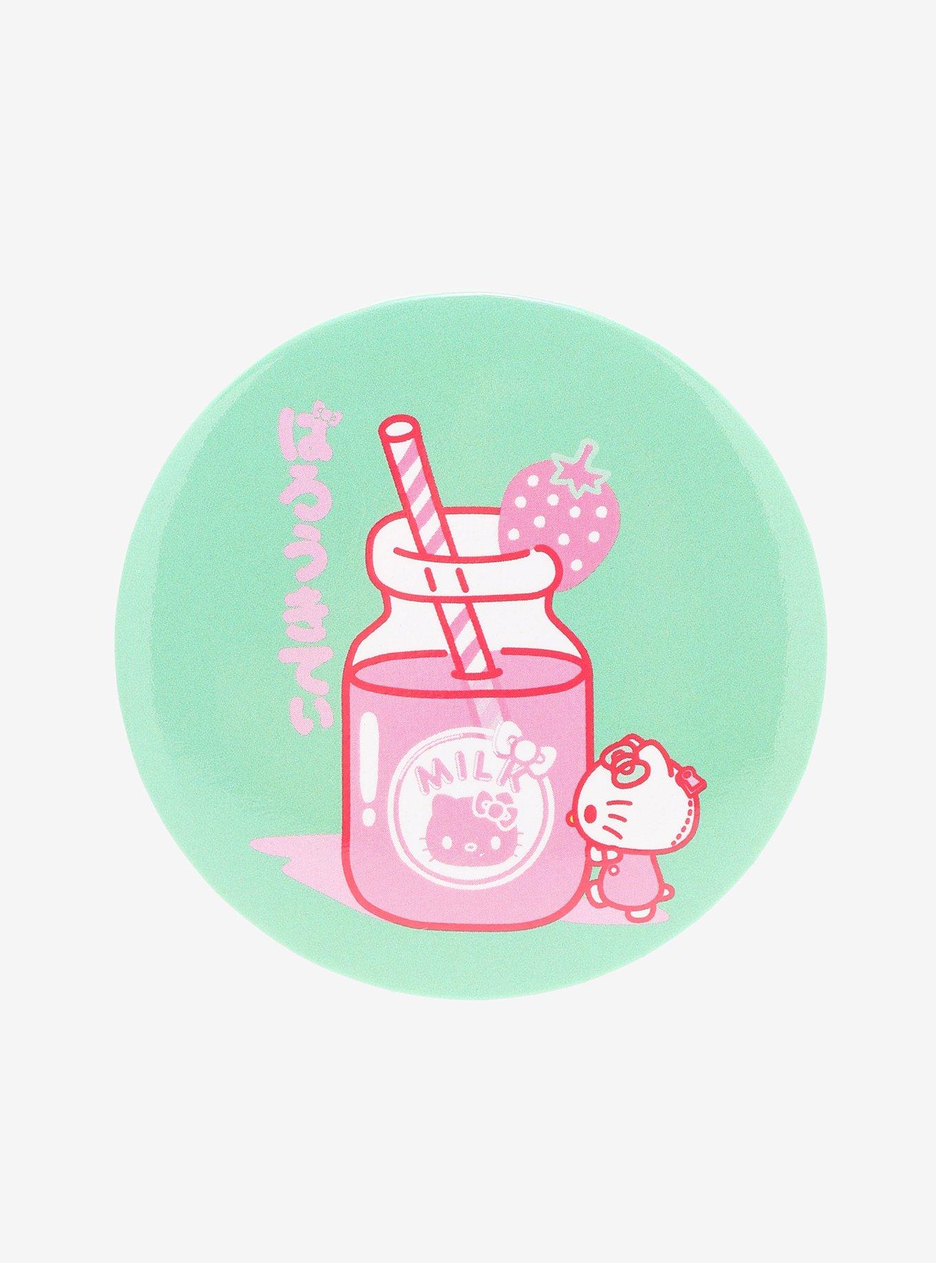 ♡ kawaii kitty strawberry milk boba tea