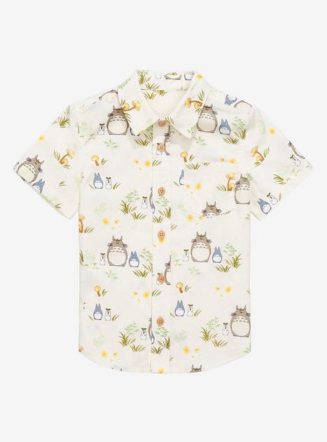 studio ghibli button up shirt