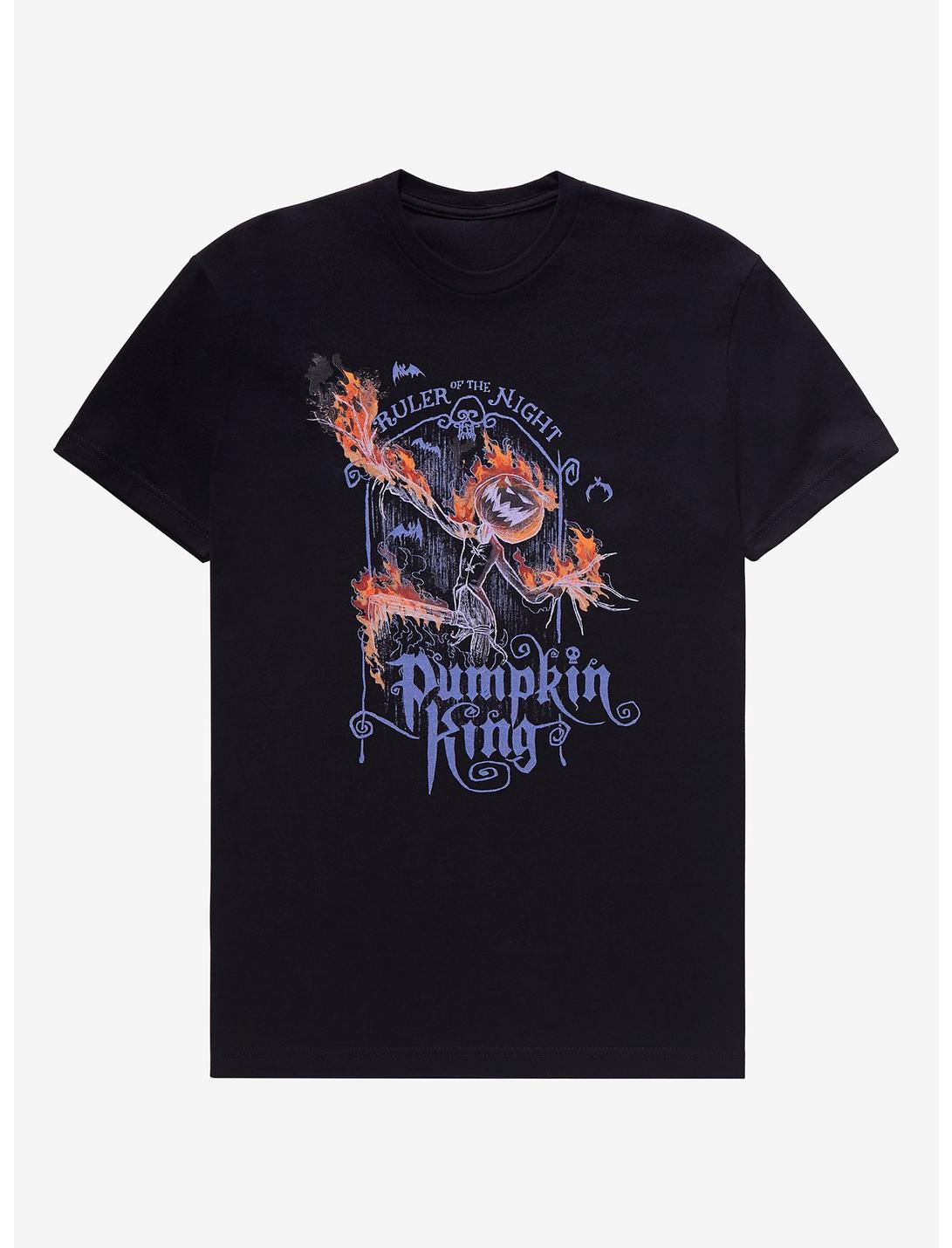 The Nightmare Before Christmas Pumpkin King Flames T-Shirt, MULTI, hi-res