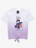 Our Universe Studio Ghibli Kiki’s Delivery Service Ombre Tie-Front Youth T-Shirt - BoxLunch Exclusive, LILAC, hi-res
