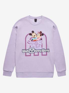 Disney Walt Disney World 50th Anniversary Mickey & Minnie Mouse Mad Tea Party Crewneck - BoxLunch Exclusive