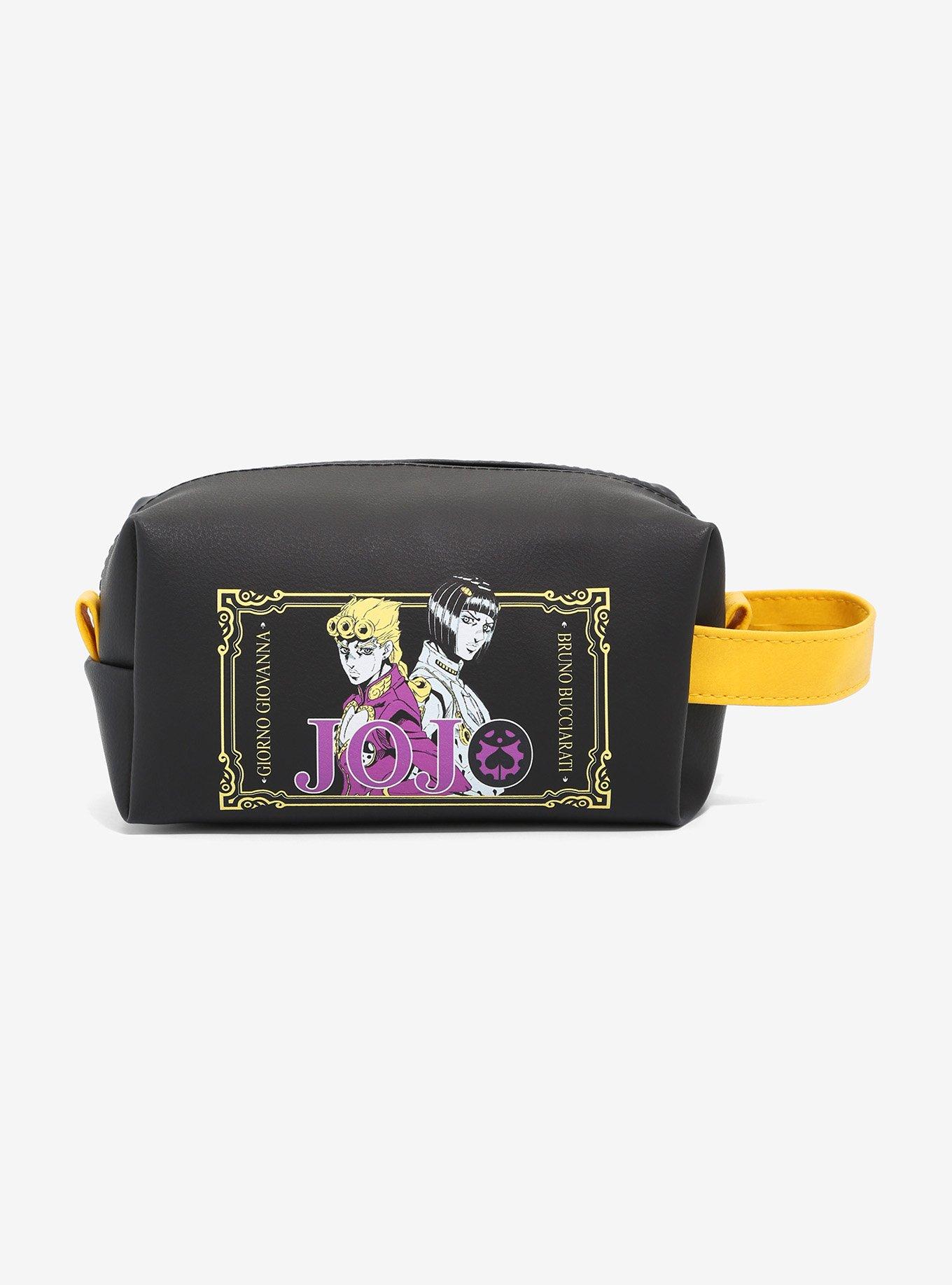JoJo&rsquo;s Bizarre Adventure Giorno Giovanna & Bruno Bucciarati Framed Portrait Toiletries Bag - BoxLunch Exclusive, , hi-res