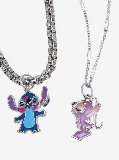 Stitch and angel necklace -  France