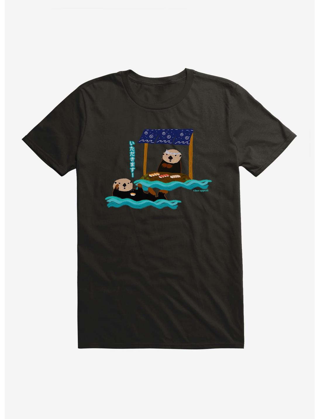 BL Creators: bev appetit Otter Sushi T-Shirt, , hi-res