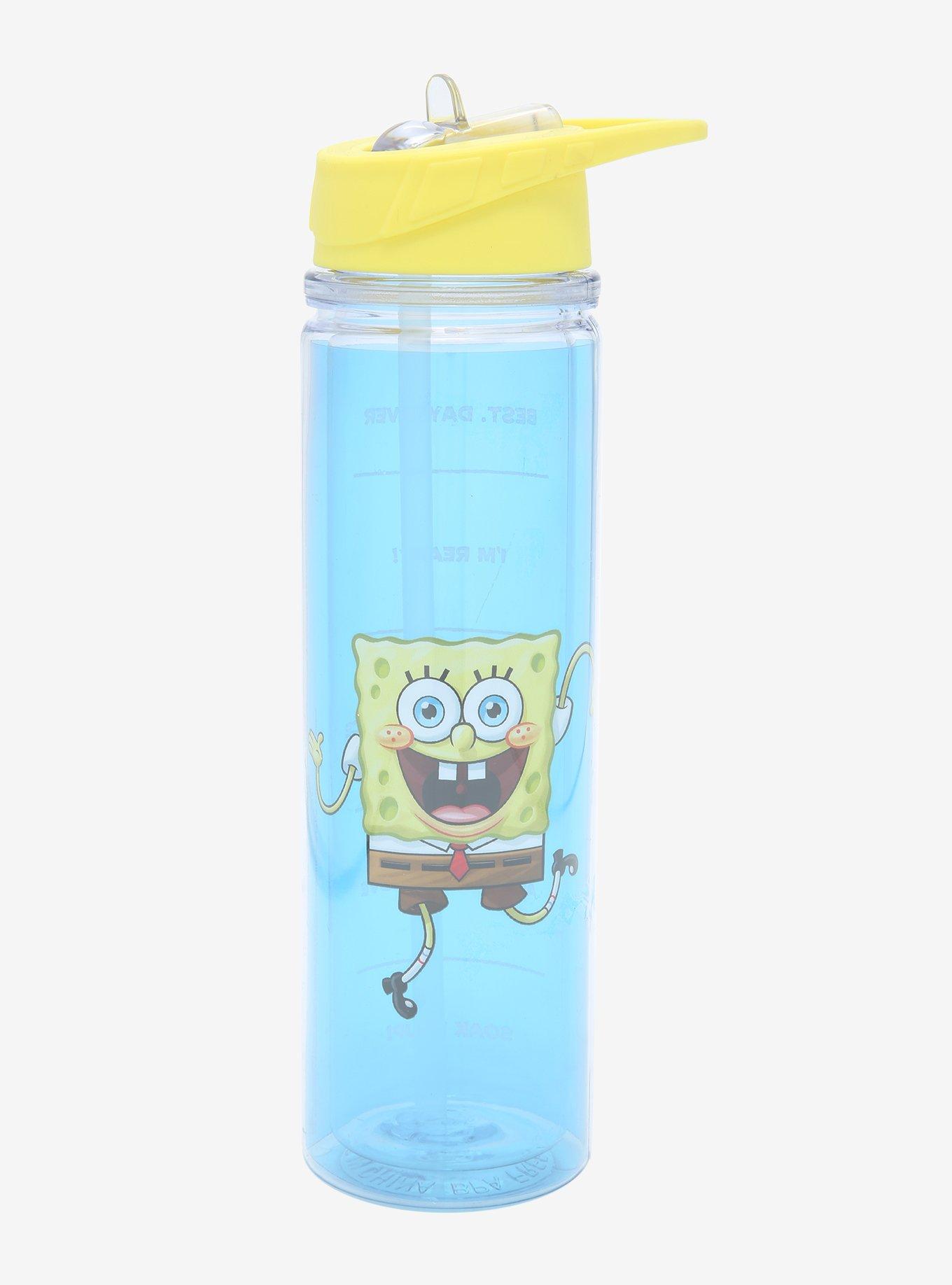 Dancing SpongeBob SquarePants Water Bottle with Straw - 22 oz.