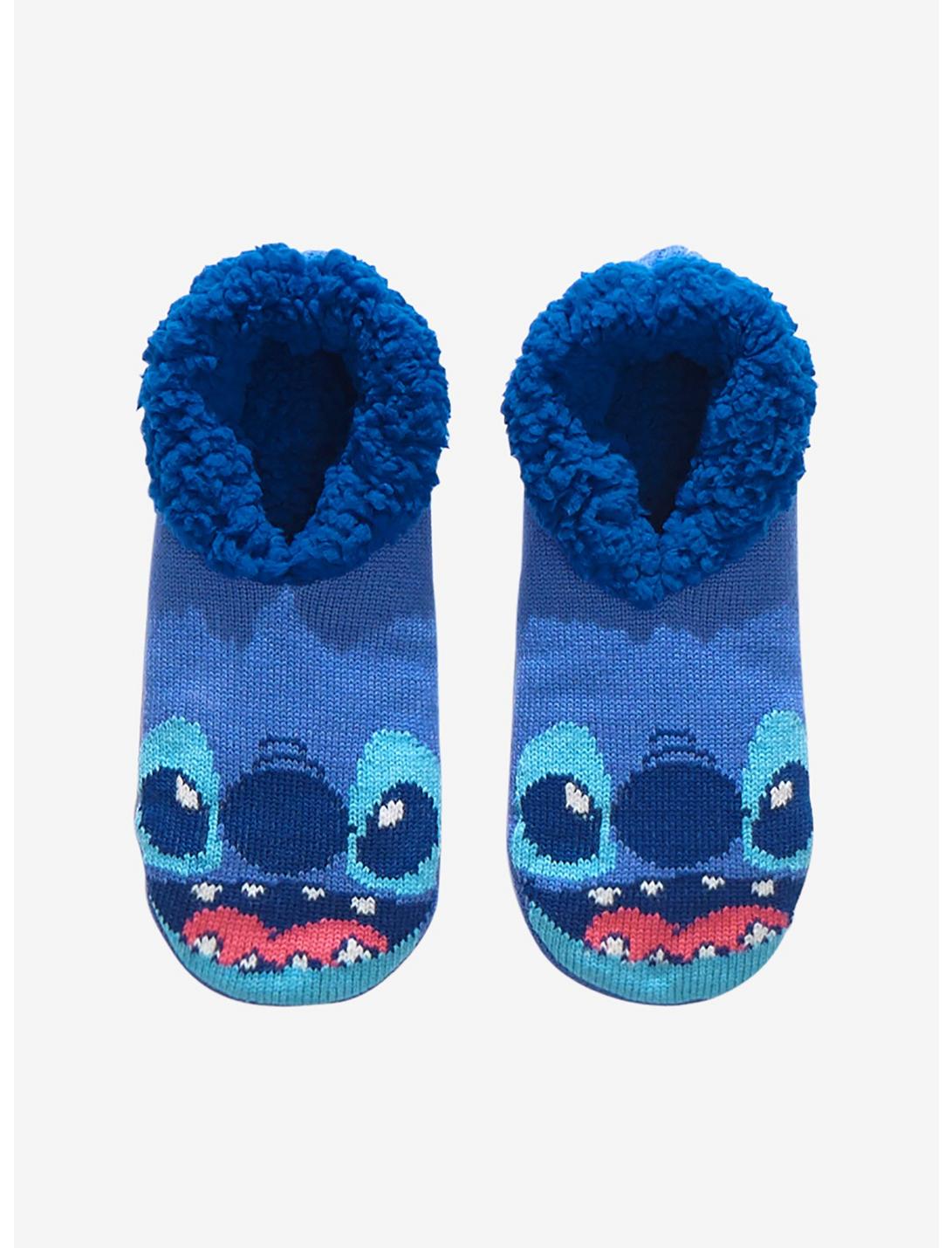 Disney Lilo & Stitch Stitch Character Slipper Socks - BoxLunch Exclusive, , hi-res