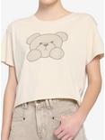Teddy Bear Boyfriend Fit Girls Crop T-Shirt, MULTI, hi-res