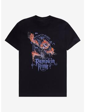Plus Size The Nightmare Before Christmas Pumpkin King Flames T-Shirt, , hi-res