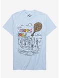 Up Paradise Falls Balloon Sketch Women's T-Shirt - BoxLunch Exclusive, LIGHT BLUE, hi-res