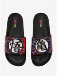 Dragon Ball Z Kanji Tie-Dye Slide Sandals, MULTI, hi-res