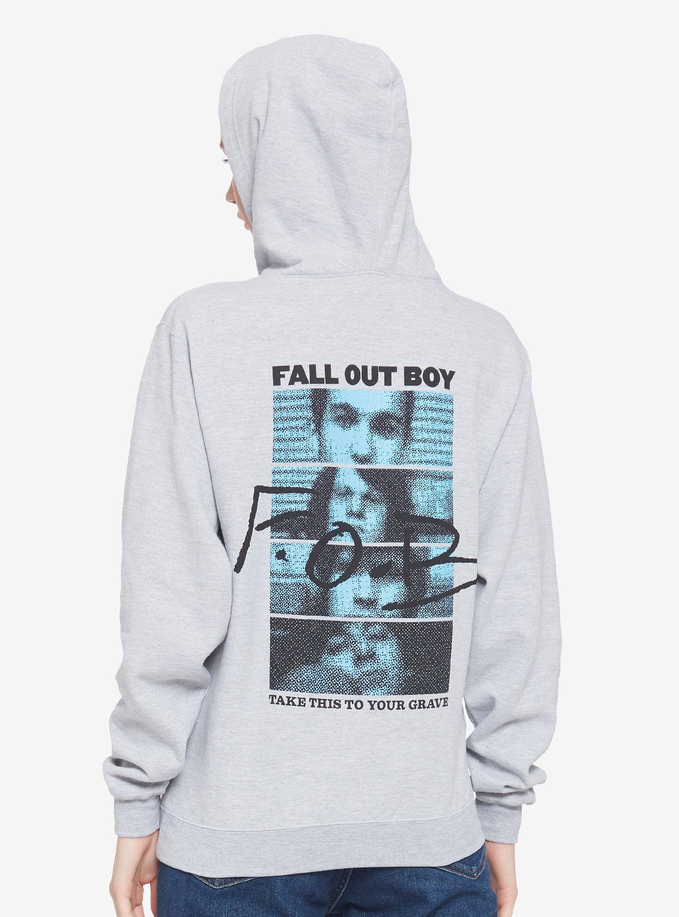 Fall Out Boy Take This To Your Grave Girls Hoodie, GREY, hi-res