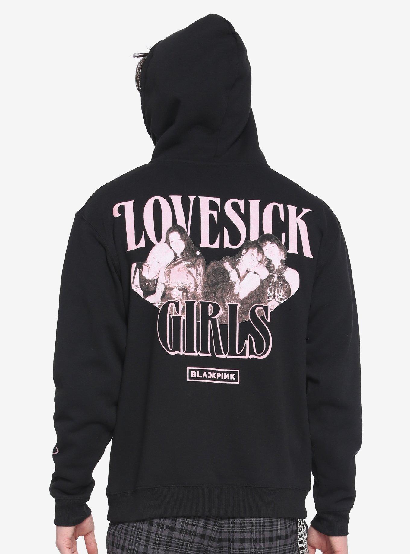 BLACKPINK Lovesick Girls Hoodie, BLACK, hi-res