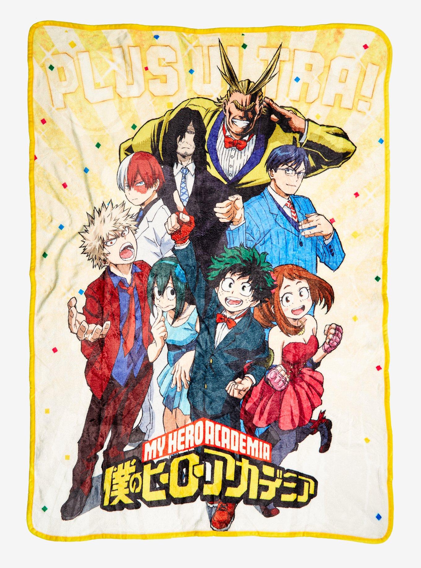 My Hero Academia Group Party Throw Blanket