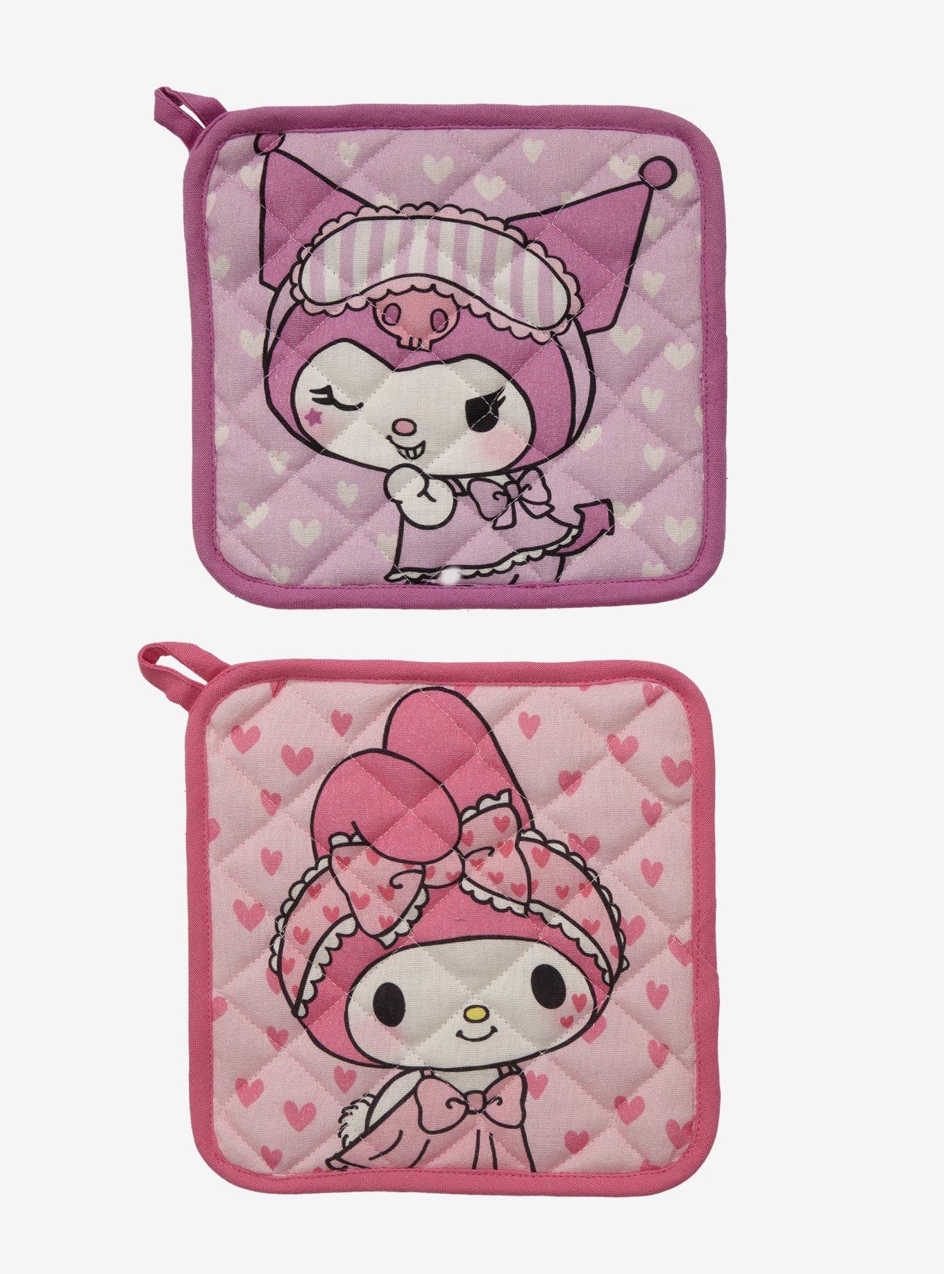 My Melody & Kuromi Slumber Party Pot Holder Set, , hi-res