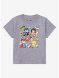 DC Comics Justice League Chibi Superman Toddler T-Shirt - BoxLunch Exclusive, HEATHER GREY, hi-res