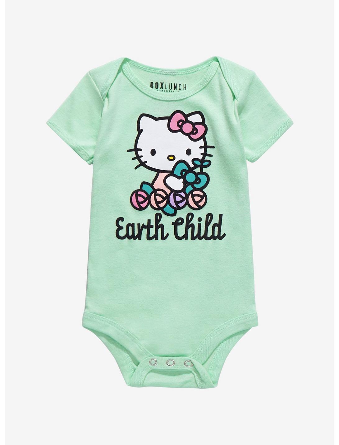 Sanrio Hello Kitty Earth Child Infant One-Piece - BoxLunch Exclusive, SAGE, hi-res