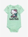 Sanrio Hello Kitty Earth Child Infant One-Piece - BoxLunch Exclusive, SAGE, hi-res