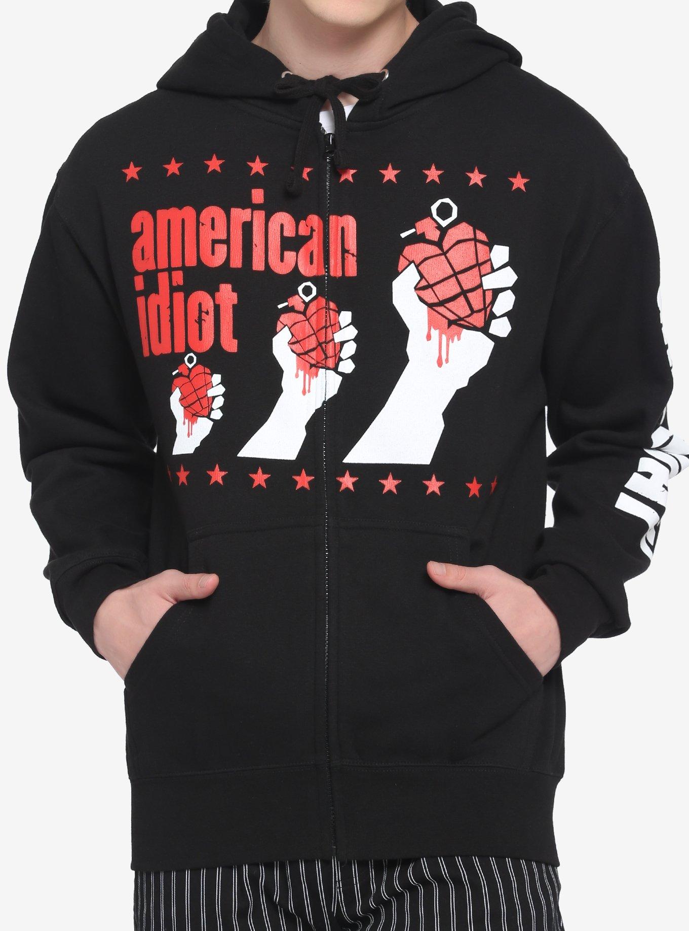 Green day american idiot hoodie on sale