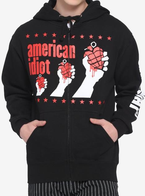 Green Day Checker Cat Hoodie, Hot Topic