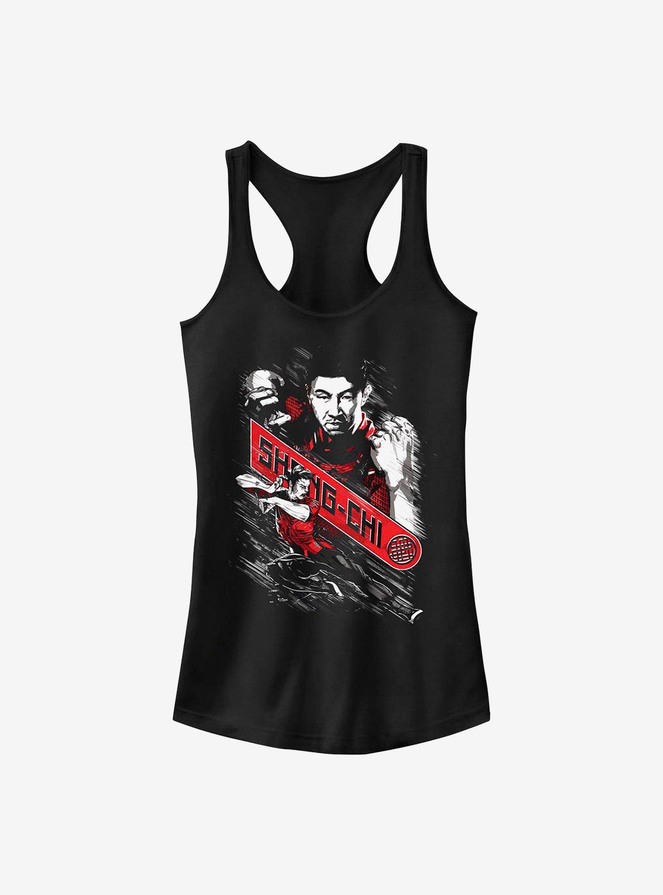 Marvel Shang-Chi And The Legend Of The Ten Rings Fists Of Marvel Girls Tank, BLACK, hi-res