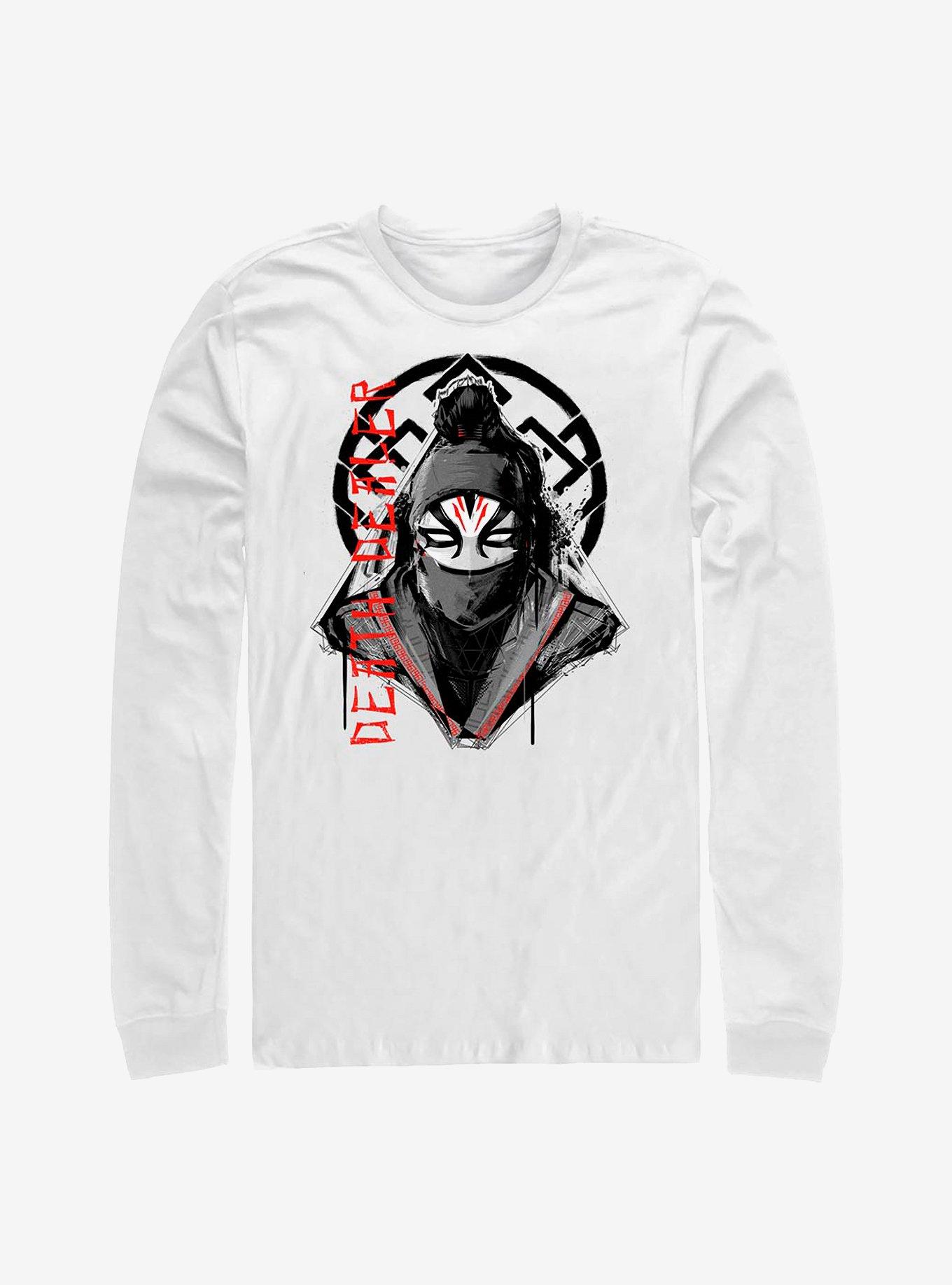 Marvel Shang-Chi And The Legend Of The Ten Rings Death Dealer Long-Sleeve T-Shirt, WHITE, hi-res