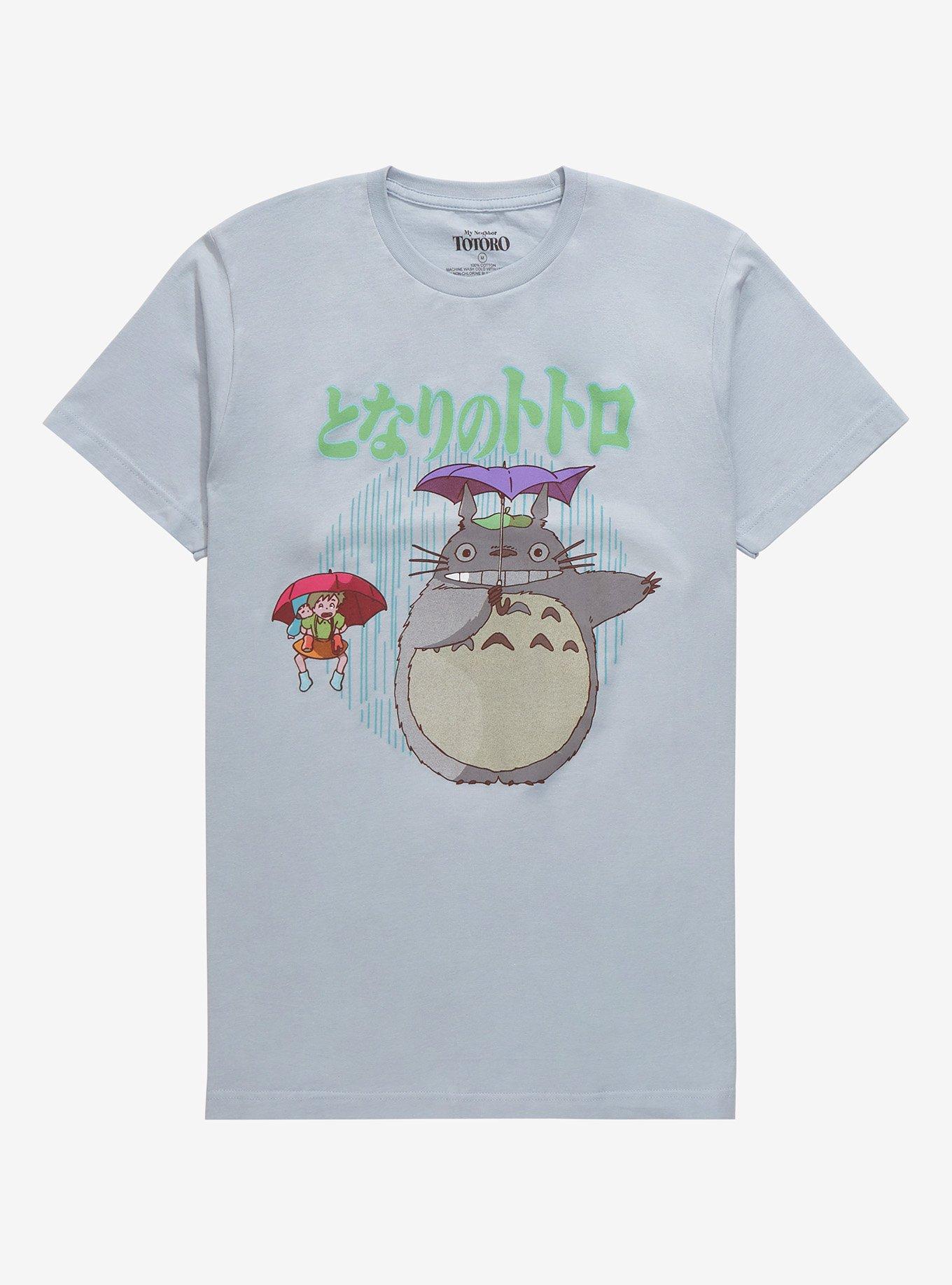 Studio Ghibli My Neighbor Totoro Rainy Day T-Shirt - BoxLunch Exclusive, TEAL, hi-res