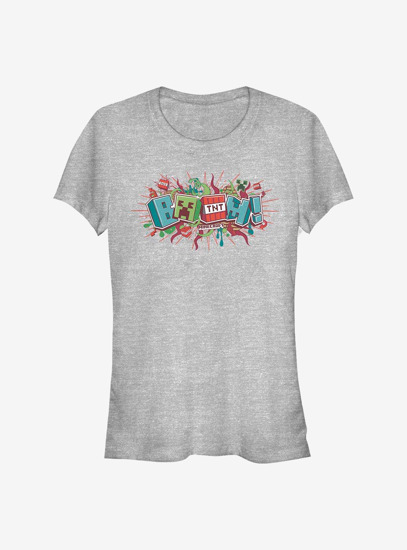 Minecraft Funtage Boom Girls T-Shirt, ATH HTR, hi-res