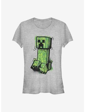 Minecraft Graffiti Creeper Girls T-Shirt, ATH HTR, hi-res